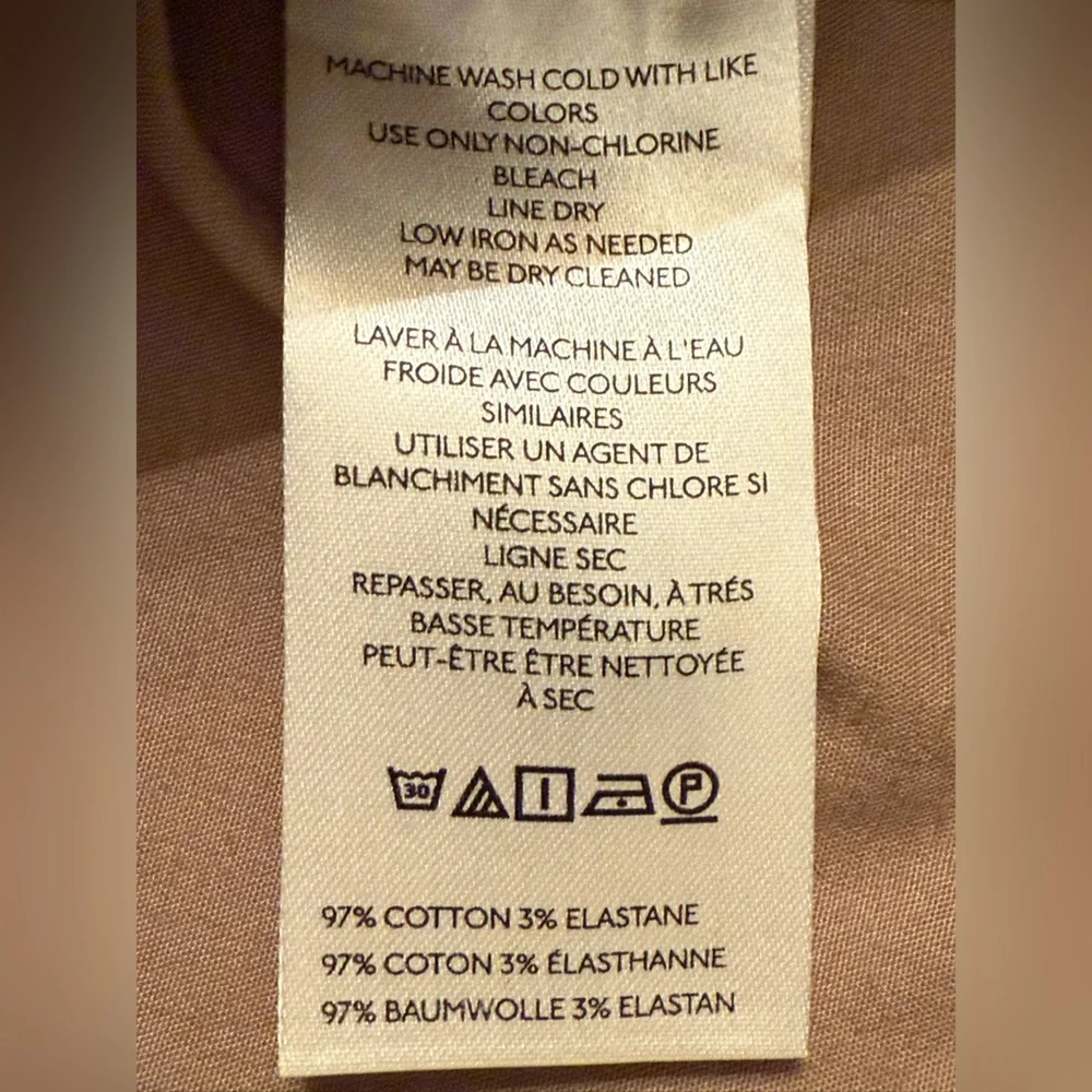 Pilcro Pintuck Mini Shirt Dress Pleated Tan Women's 1X Anthropologie Plus NWOT - Picture 15 of 16